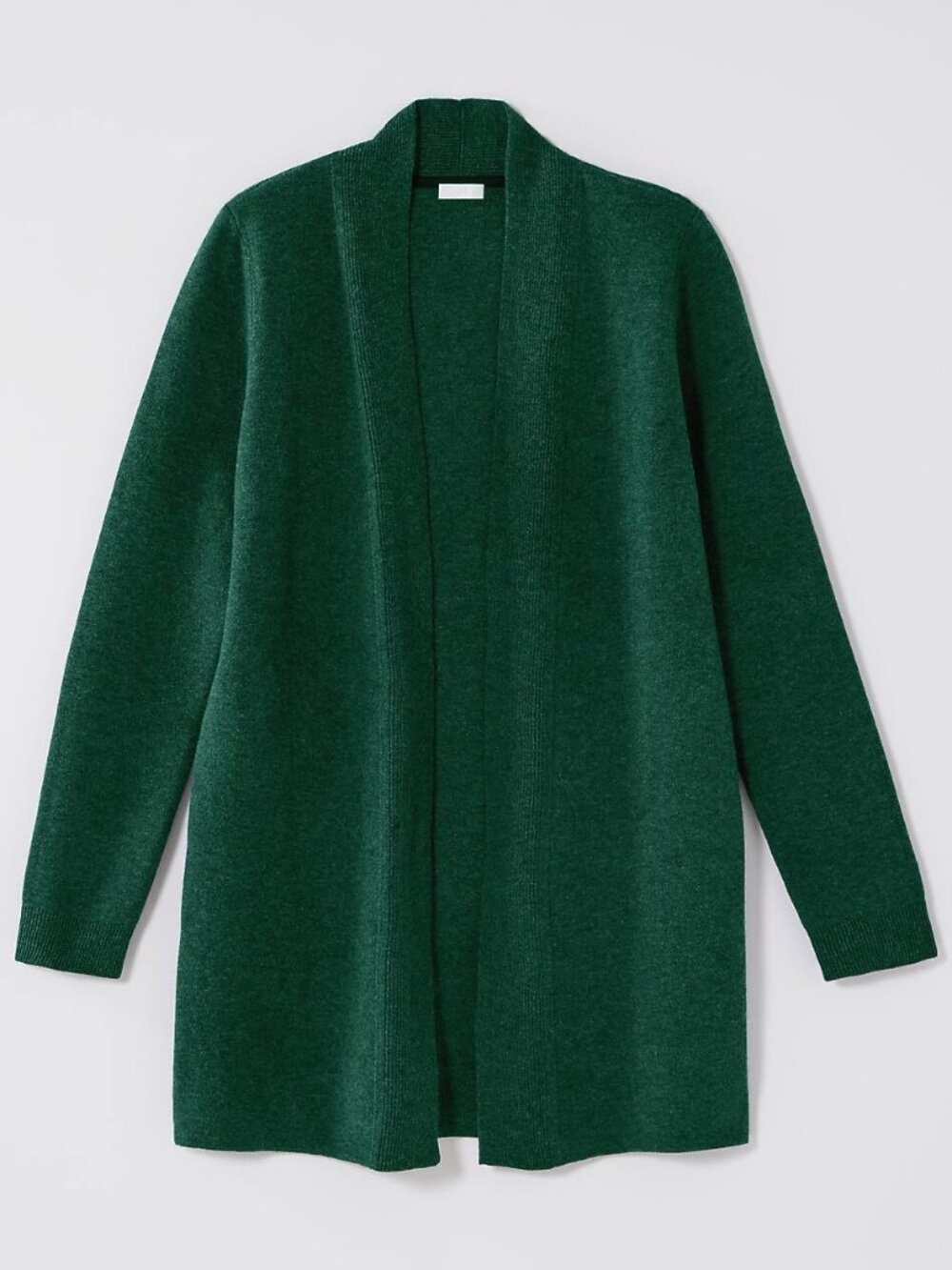 NWT J. Jill Womens Size Small Dark Green Longline Cardigan Knit Sweater NEW